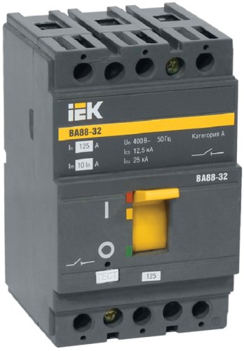 Выключатель автоматический в литом корпусе IEK KARAT ВА88-32 3п 25А 25кА картинка
